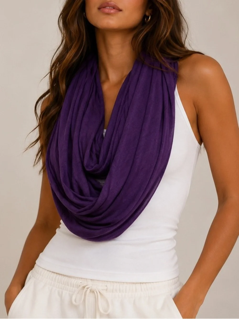 Calvin Klein Purple scarf great condition super soft